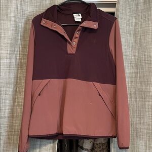 The North Face Women's Burgundy and Pink Jacket
